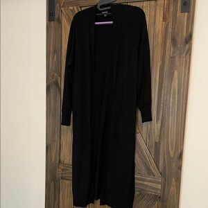 Torrid Classic Black Long Cardigan